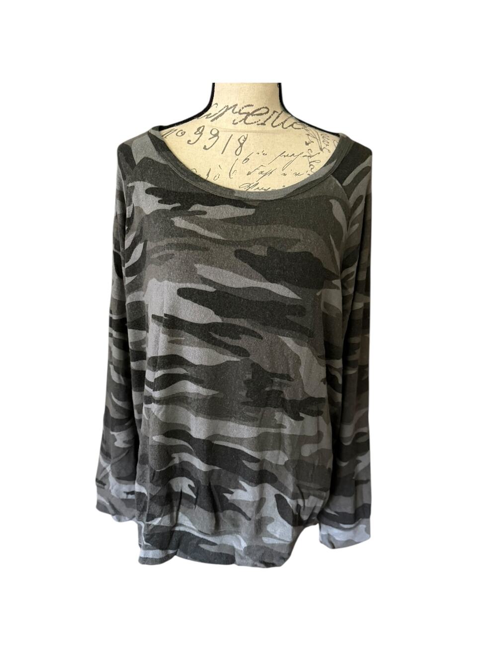 Buffalo David Bitton Stretch Camouflage Long Sleeve Shirt Size XL